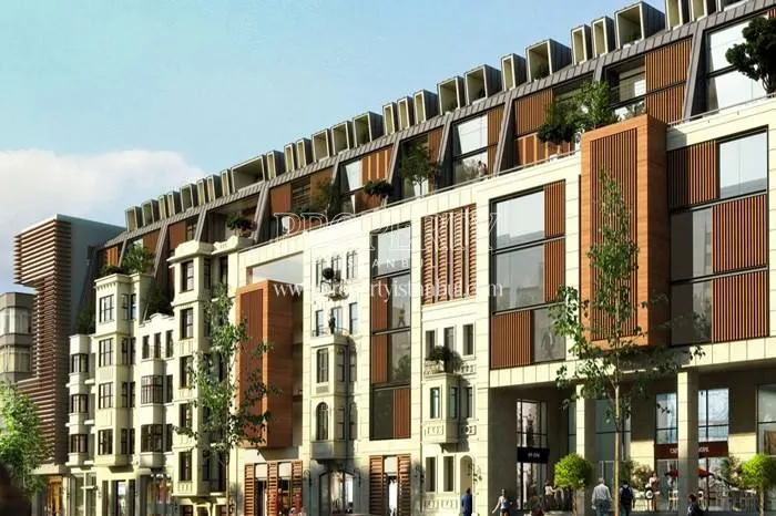 One of the buildings in Taksim 360