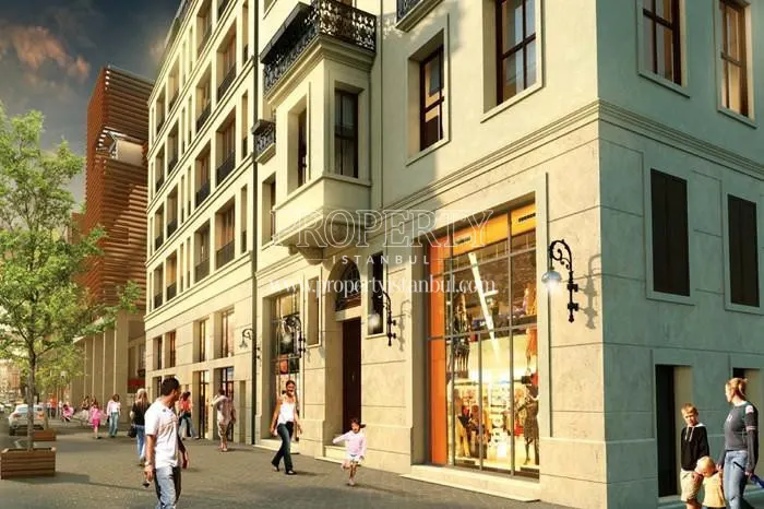 The shops in Taksim 360 project