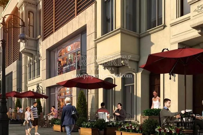 The cafes in Taksim 360 project