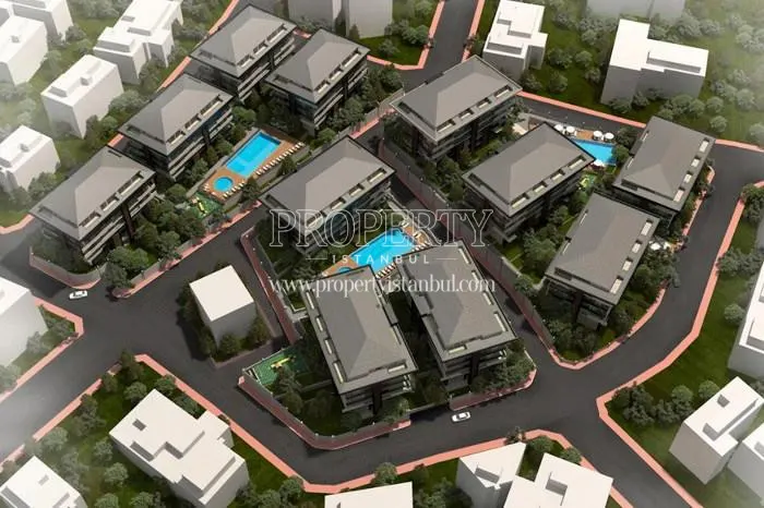 The layout plan of the Tarabya Life compound