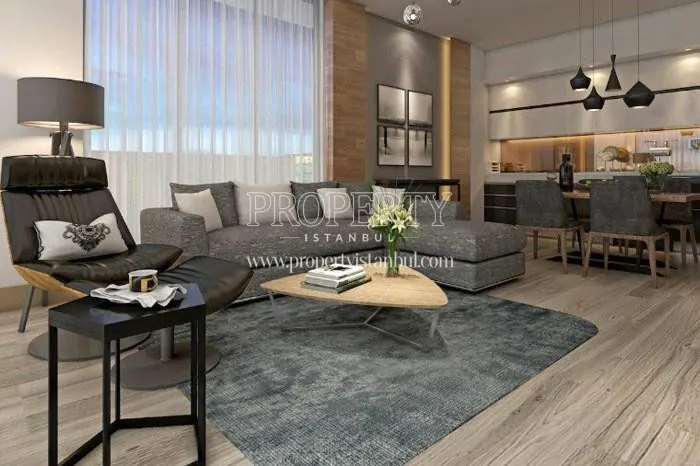 One of the living rooms in Tarabya Life