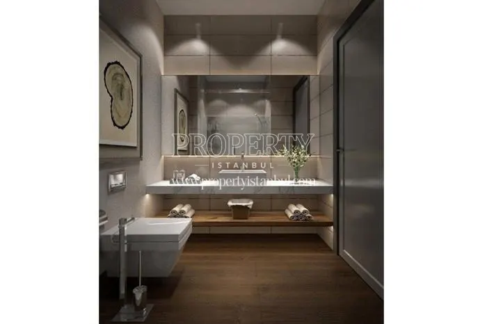 One of the bathrooms in Tarabya Life