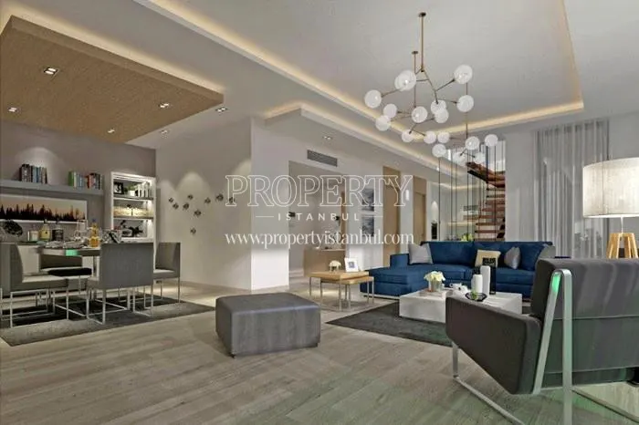 One of the living rooms in Tarabya Life