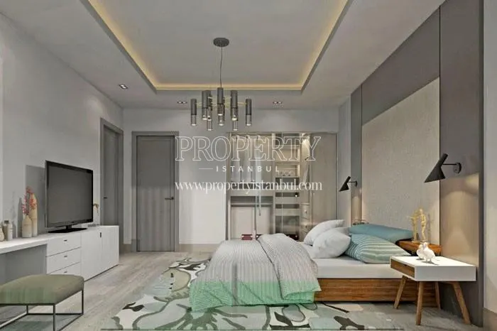 One of the master bedrooms in Tarabya Life homes