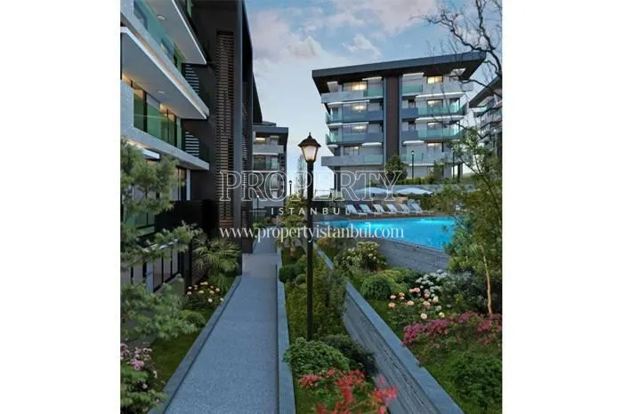 Walking track in the Tarabya Life compound