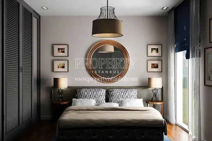 One of the bedrooms in Teknik Residence
