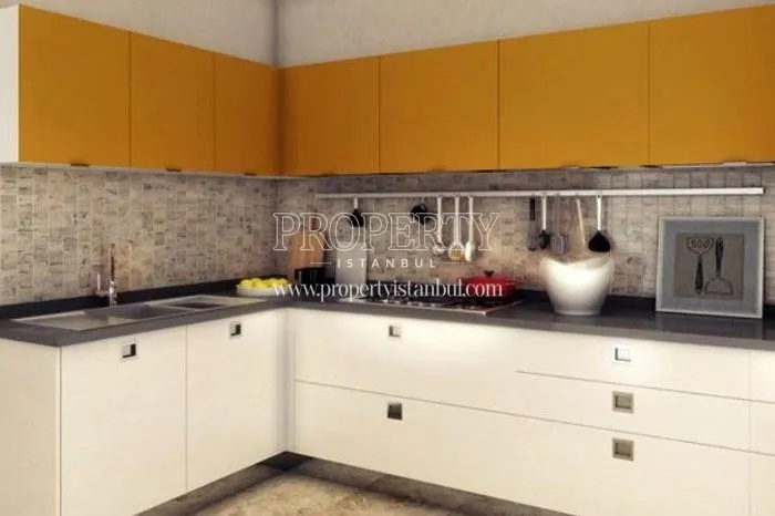 One of the kitchens in Teknik Residence