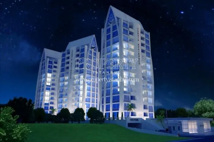 Teknik Residence project at night
