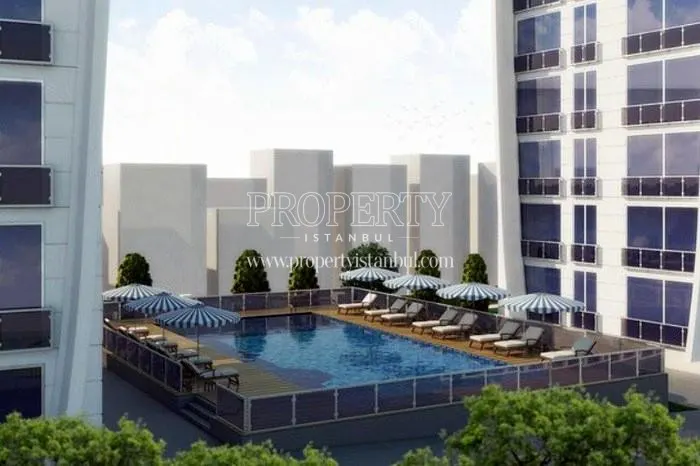Outdoor swimming pool in Teknik Residence