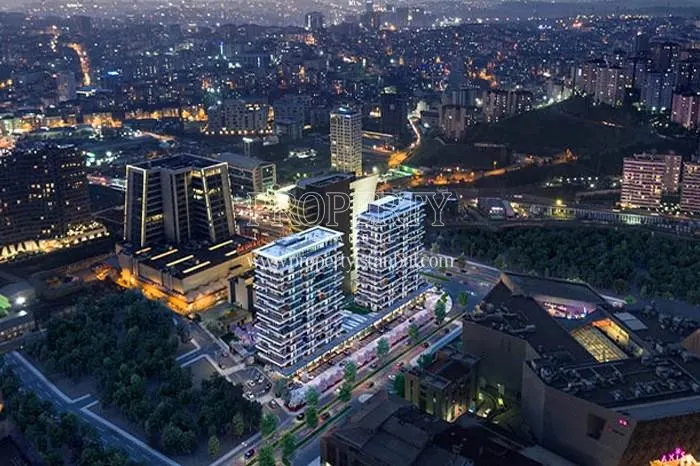 Tempo City Kagithane project at night