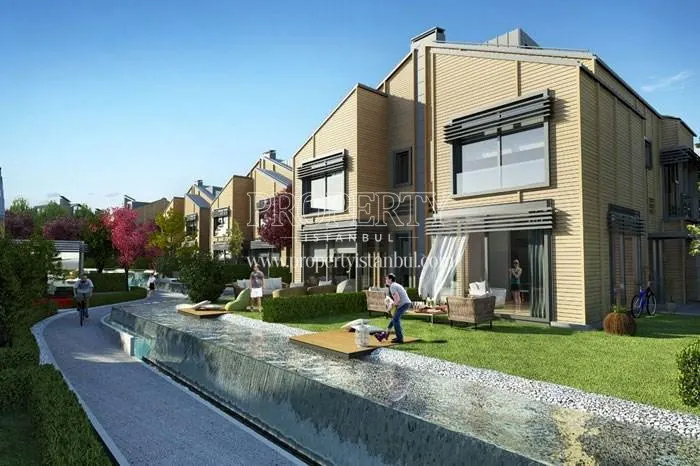 The families enjoying their villas in Terrace Doga