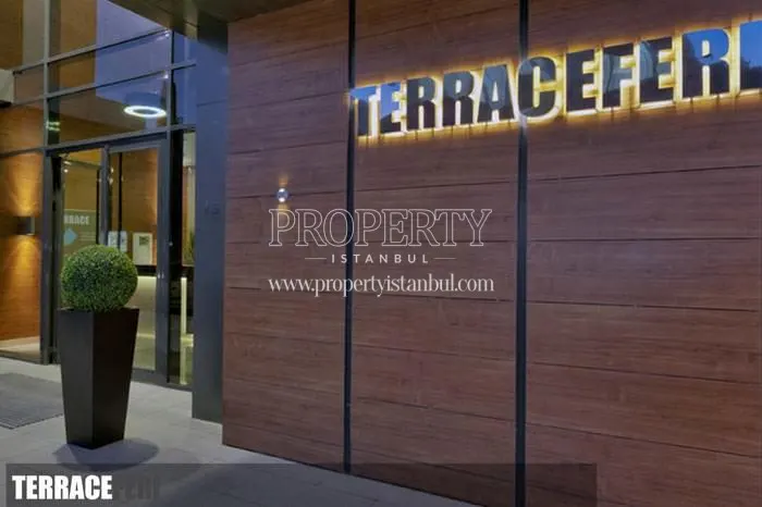 The entrance of the Terrace Feri building
