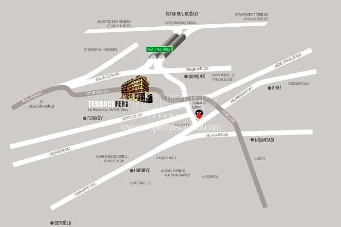 The location of Terrace Feri