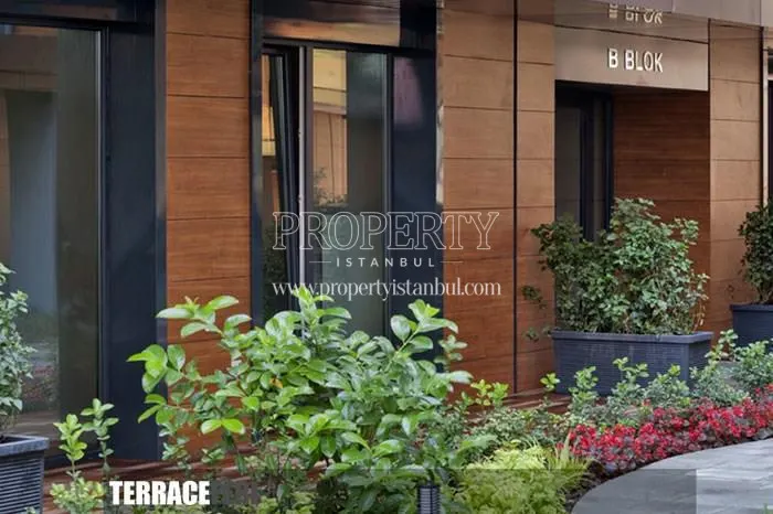 The entrance of the B block in Terrace Feri