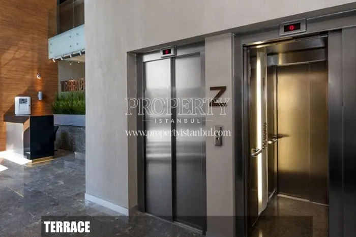 Elevators in the Terrace Feri building