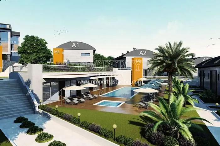 The inside of the Terrace Hayat compound