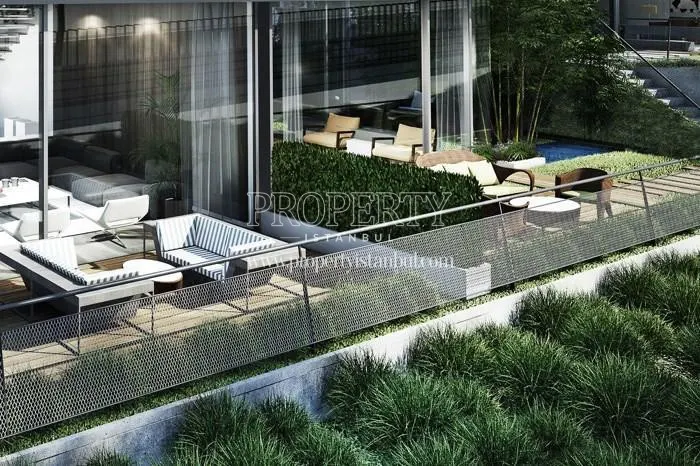 The verdant areas in Terrace Plus