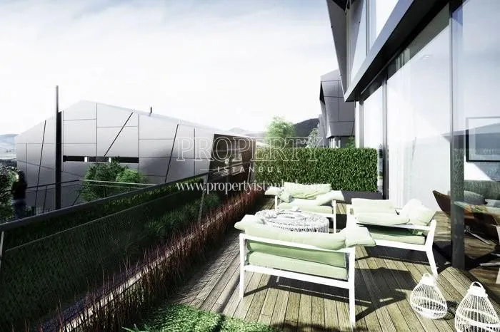 One of the balconies in the Terrace Plus compound