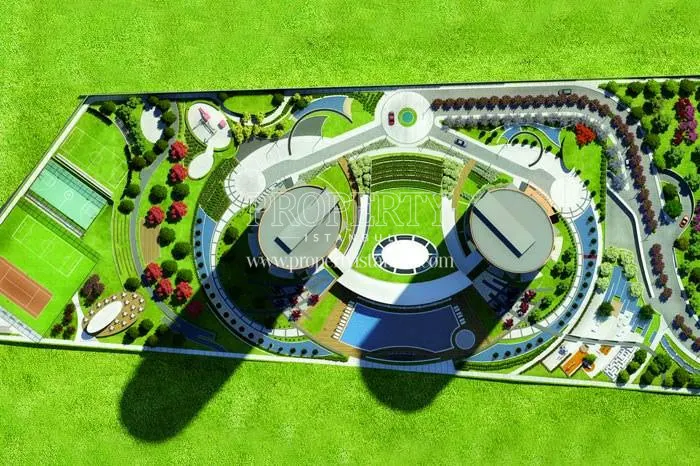 The panoramic view of the Terrace Tema project
