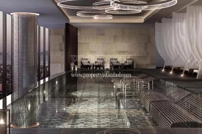 The lobby of Front of Address Residence Istanbul tower