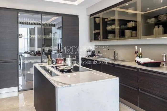 One of the kitchens in The Address Residence Istanbul