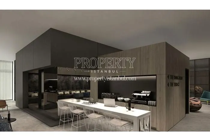 The cafeteria in The House Residence