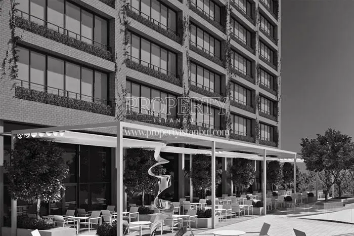 The restaurant on the ground floor of The House Residence building