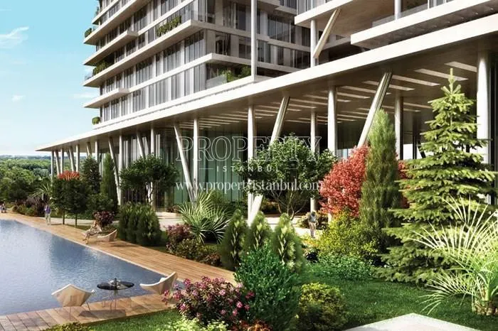 Verdant areas in The Istanbul Residence