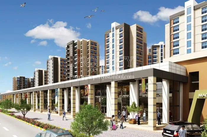 The shopping center in The Istanbul Veliefendi