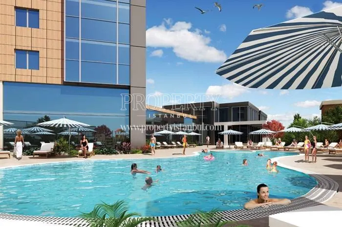 The indoor swimming pool of The Istanbul Veliefendi