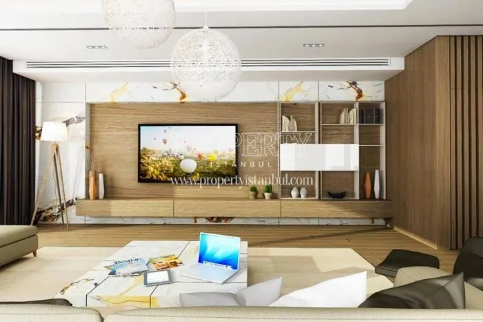One of the living rooms in Therra Park Tarabya