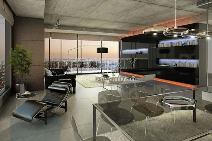 Spacious luxury living room in Torun Center