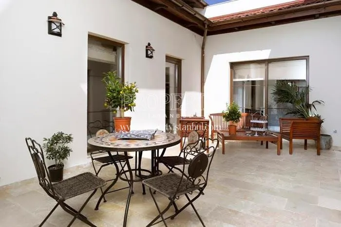 The garden of one of the houses in Toskana Orizzonte