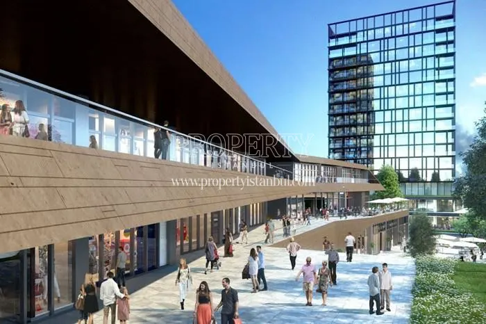 The shopping center in the Toya Next compound
