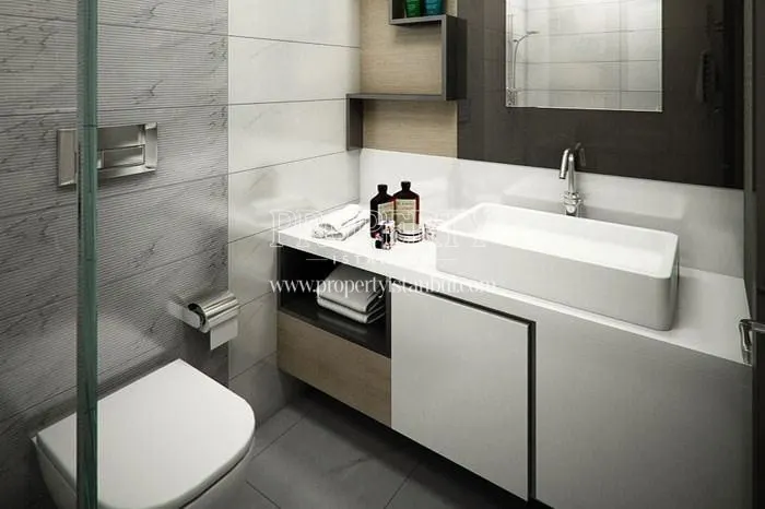 One of the bathrooms in Toya Vista