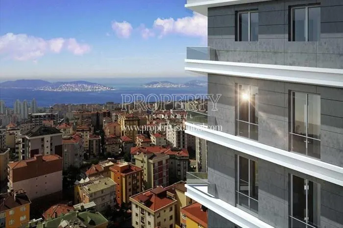 Sea view from Tria Kartal apartments