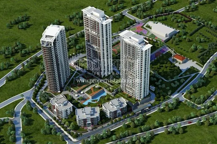 The panoramic view of the Tual Adalar compound