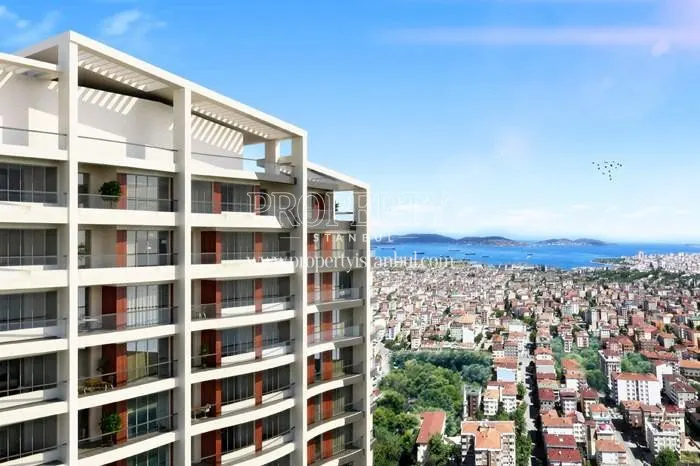 The city and sea view from the Tual Adalar project