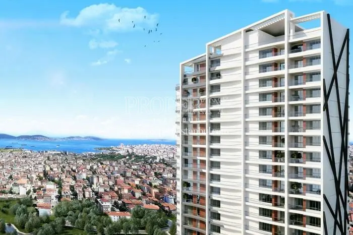 The Marmara Sea view from Tual Adalar