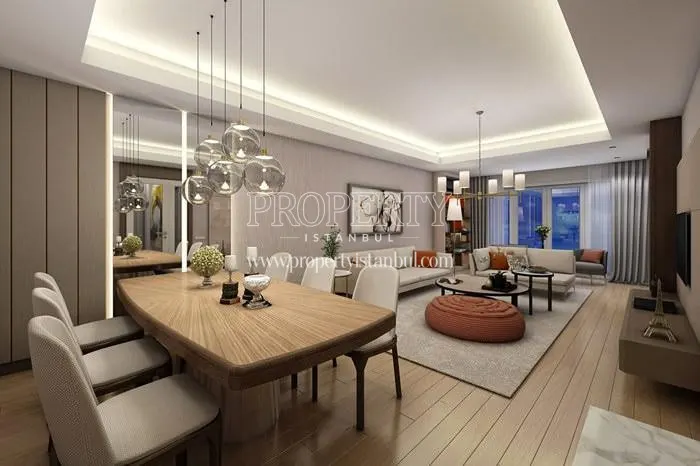 Simple apartment's living room in Tual Adalar