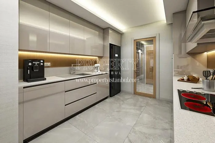 One of the kitchens in Tual Bahcekent