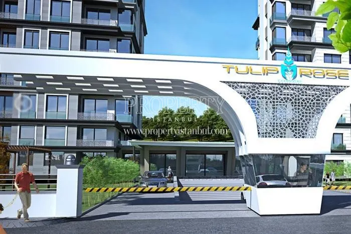 The entrance gate of Tulip Rose Twin