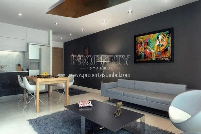 One of the living rooms in Tutku Life Residence