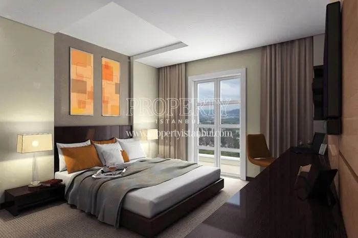 One of the master bedrooms in Tutku Life Residence