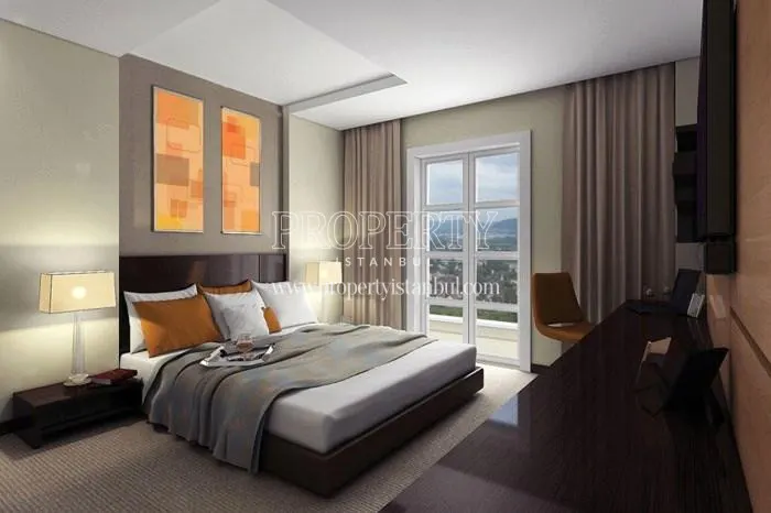 One of the master bedrooms in Tutku Life Residence