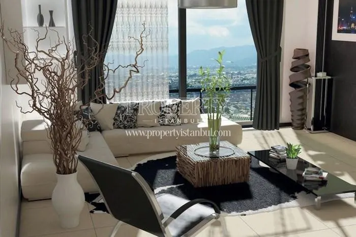 One of the living rooms in Tutku Life Residence
