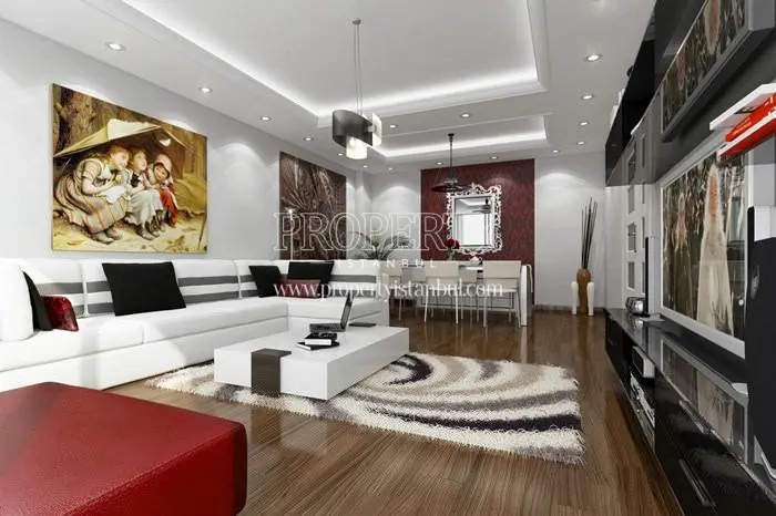A living room in Tuzla Modern Park