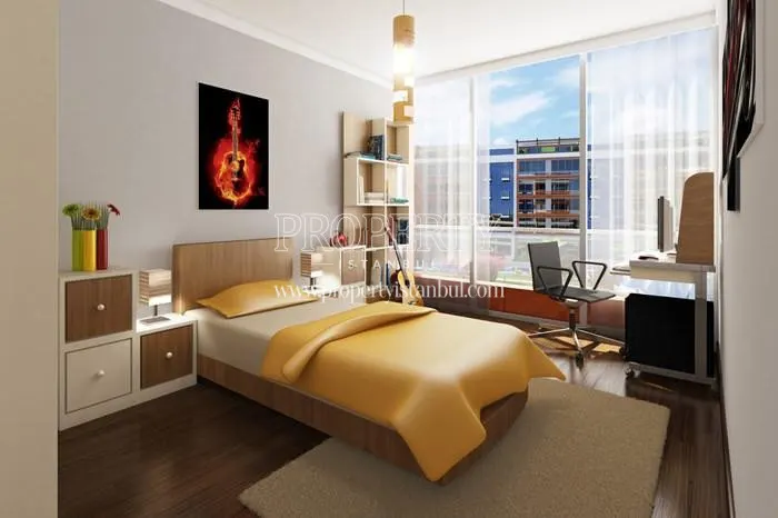 A bedroom in Tuzla Modern Park