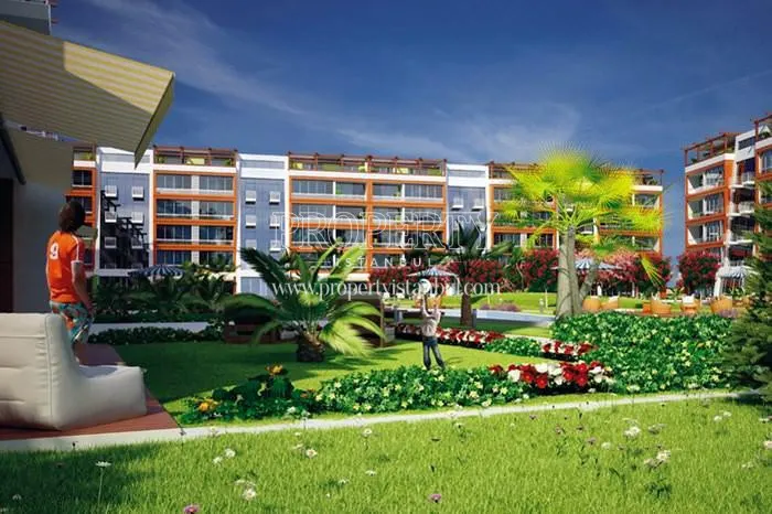 The garden of Tuzla Modern Park