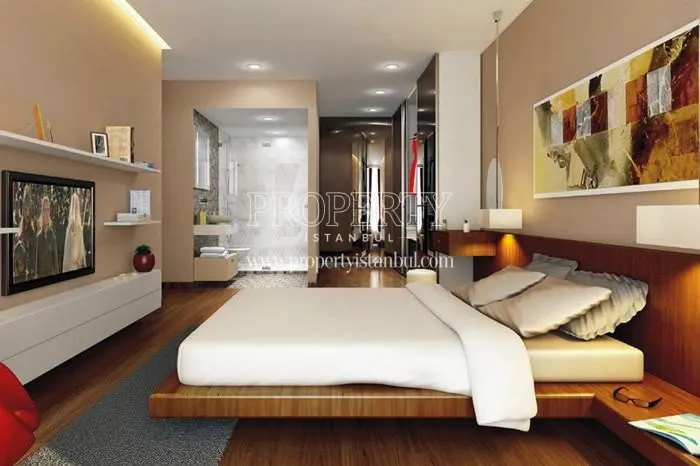 A bedroom in Tuzla Modern Park